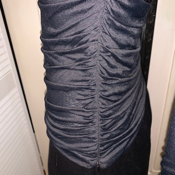 DEREK LAM BLACK COWL NECK BLOUSE - Picture 9 of 9